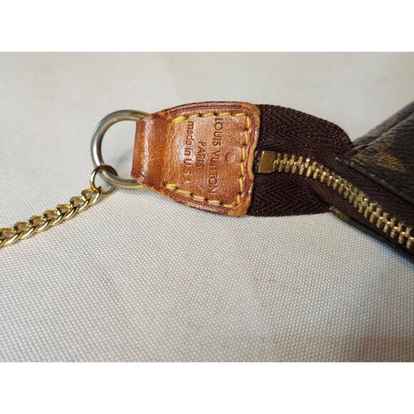 Louis Vuitton Monogram Pochette Accessoires SD0620 Brown Canvas Shoulder Bag - Picture 9 of 15
